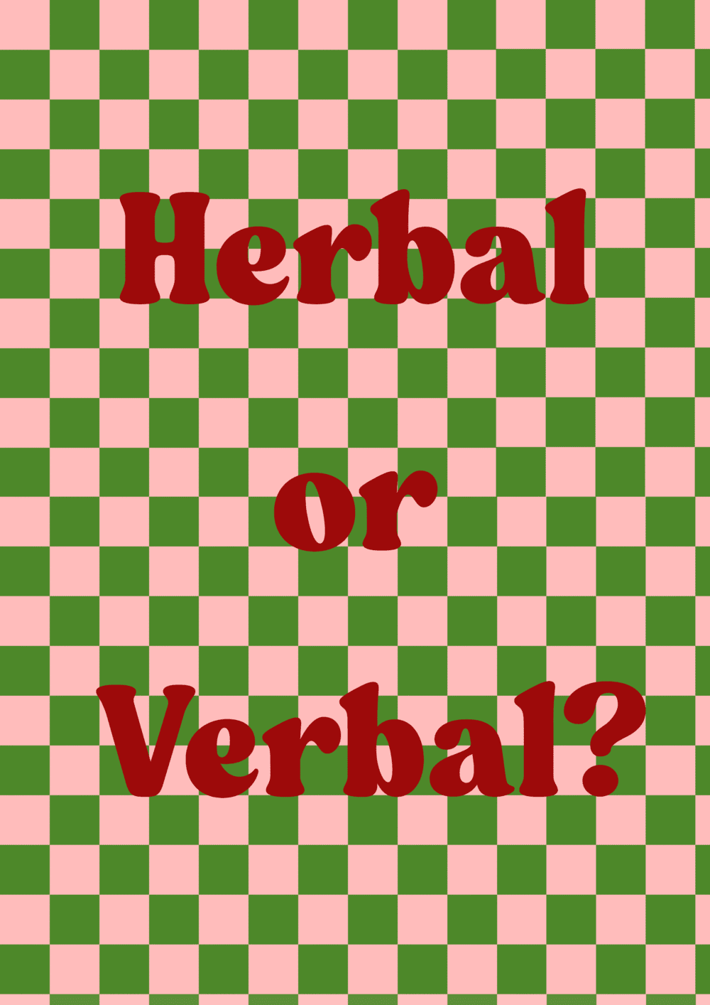 Herbal or Verbal Print - Image 3
